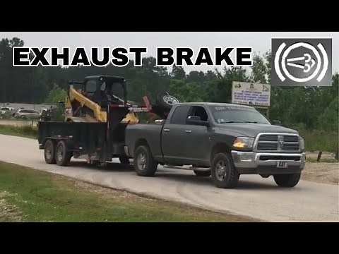 6.7l cummins straight pipe loud exhaust brake