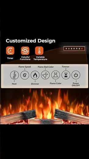 Transform Your Space with R.W.FLAME Electric Fireplace Insert