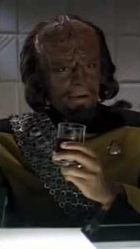 Worf's favorite drink! #startrek #startrekthenextgeneration #funny