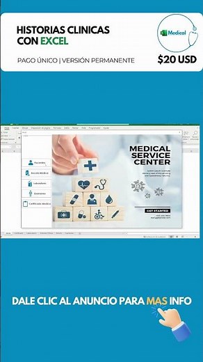 Historia Clínicas con Excel | Sistema Médico #excel #excelavanzado #exceltips #exceltricks