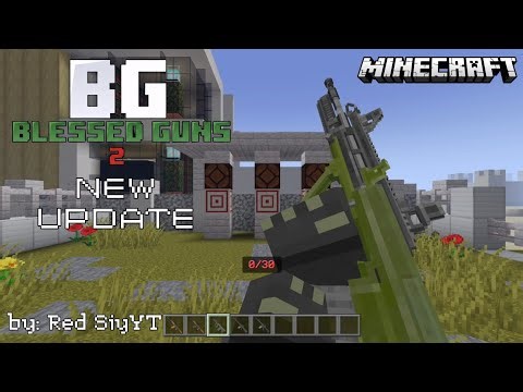 Blessed Guns 2 addon NEW UPDATE! by: Red SiyYT | Minecraft Bedrock & Pocket Edition