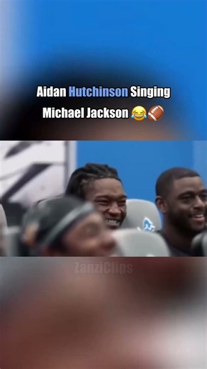 Aidan Hutchinson‘s rookie talent show was something 😂🏈 #nfl #shorts #football ￼
