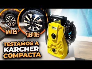 Karcher Compacta: UMA PEQUENA GIGANTE? Review e Testes da Lavadora de Alta pressão Karcher PORTÁTIL!