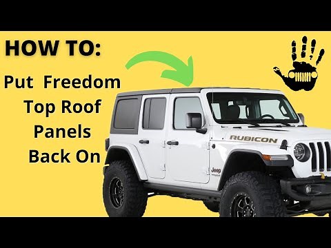 HOW TO Put Freedom Top Roof Panels back on Jeep Wrangler JK (2007-2018)