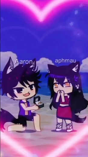 aphmau and Aaron in (gotcha)