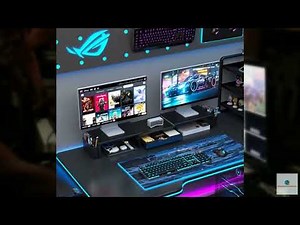 Review - gianotter Dual Monitor Stand Riser, Desk Organizer With Drawer and 2 Pen Holders