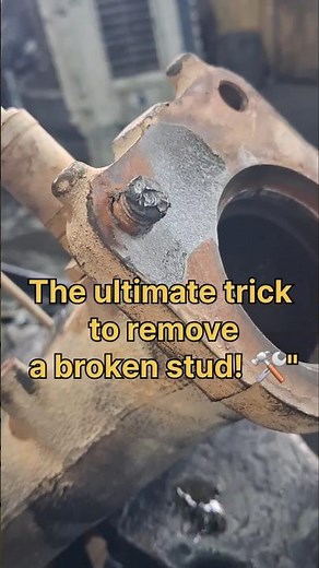 How to Remove a Broken Manifold Stud Without Drilling! 🛠️ (Easy Trick)
