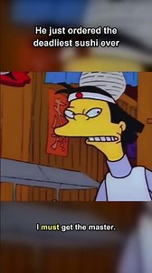 Homer Eats the Deadliest Sushi Ever (Fugu)