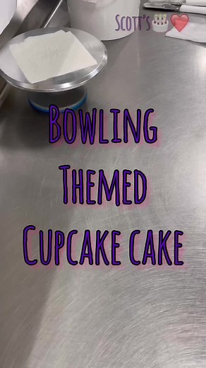 Bowling Themed Cupcake Cake Ideas