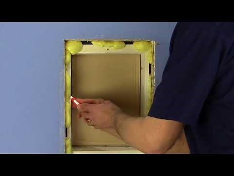 9 Insulate and Seal - Freedom Pet Pass Wall Mount Pet Door Installation