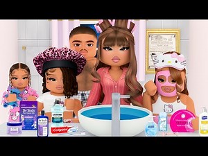 OUR BIG BROKE FAMILY NIGHT ROUTINE! | BLOXBURG FAMILY ROLEPLAY