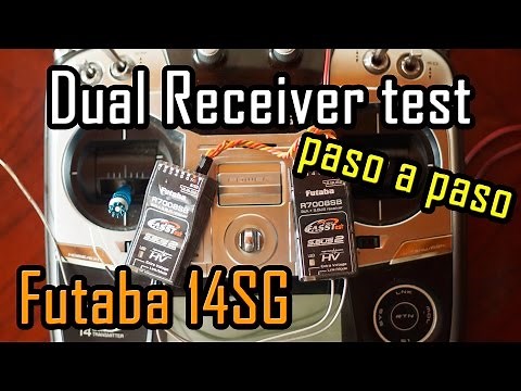 FUTABA 14SG Dual Receiver test