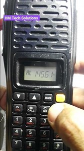ICOM IC-V82 How to Program Manually ICOM v-82 features and functions/ 2way Radio @andykirby