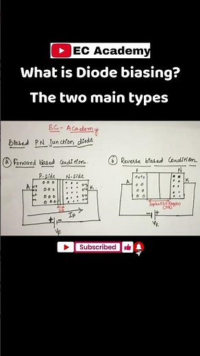 What is Diode biasing? The main two types