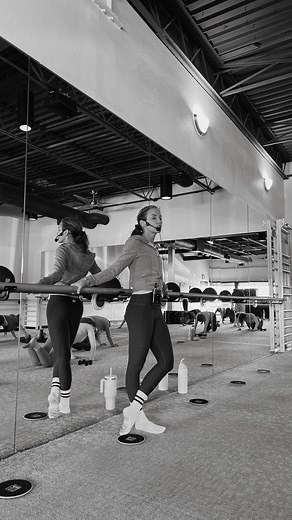 Strength looks like showing up anyway and knowing your future self will thank you. 💕 | The Bar Method