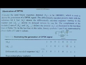 DPSK_Differential Phase Shift Keying_ encoding_generation | Mod3_8