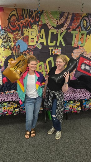 Talk to the hand, because we’re throwin’ it back! 90’s Day at school was all that and a bag of chips. From scrunchies to windbreakers, we brought the retro vibes and major nostalgia. #90sDay #ThrowbackStyle #SchoolSpirit #tcsapopka #tcswarriors | Trinity Christian School-Apopka
