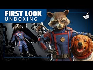 Hot Toys Rocket and Cosmo Guardians of the Galaxy Vol.3 Figure Unboxing | First Look