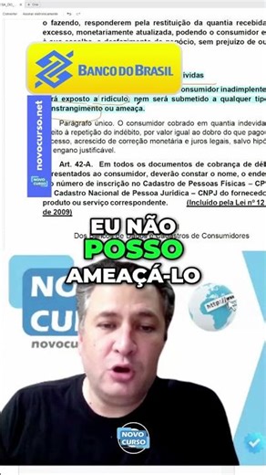Debt collection cannot be humiliating - Banco do Brasil contest