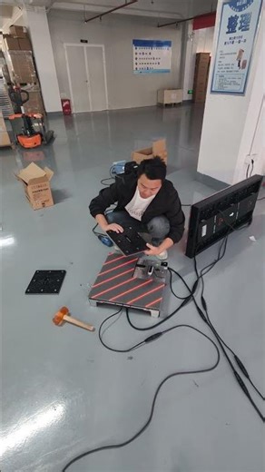 Front Maintenance LED Floor Tile Screen, Module Installation Method