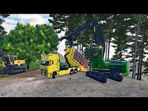FS25 - Map Hutan Pantai 050 - Forestry, Farming and Construction - LS25