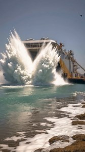 Ship launch awesome waves! 🤯😮 | Hypora UltraWorks