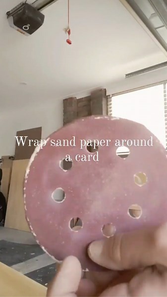 Genius Edge Sanding Tip Using Just a Card – DIY Made Easy