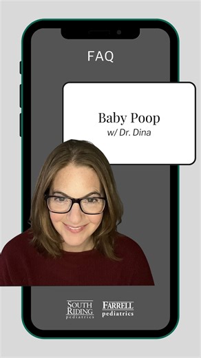 South Riding Pediatrics on Instagram: "💩 Let’s talk about baby poop, because it says a lot about your little one’s health! In this video, Dr. Dina covers the basics: what’s normal, when to worry, and what parents can do to support healthy digestion. For even more guidance—including constipation, withholding, diarrhea, and what’s age-appropriate—check out our latest blog post on our website: All About Poop. #poop #newborns #babies #drdinamd #southridingpediatrics #farrellpediatrics"