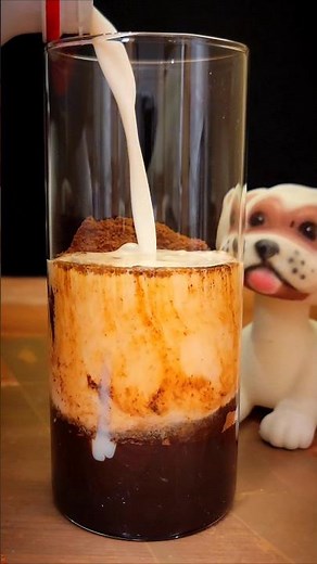 The ultimate Sweet Cream Iced Mocha you need now 🤫🍫☕️ #shorts #coffeeasmr #icedmocha