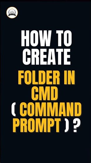 Learn how to create a folder using Command Prompt #brightfuture #coding #createfolder #cmd #folder