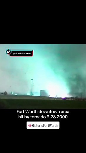 On this Day: During the evening hours of March 28, 2000 a powerful F3 tornado struck downtown Fort Worth causing significant damage to numerous buildings and skyscrapers as well as two deaths. Damage: 450 Million USD Category: F3 Where were you when it happened? #tornado #fortworth #texas