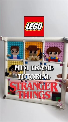LEGO Stranger Things MOC Tutorial Lucas mini frame 🏀 #legostrangerthings #legomoc #lucas