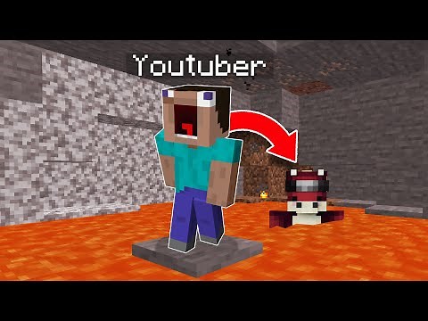 I TROLL this Youtuber by controlling his Minecraft game.. (so funny)