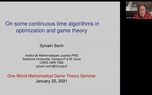 【博弈论讲座】Sorin: On some continuous time algorithms in optimization and game theory