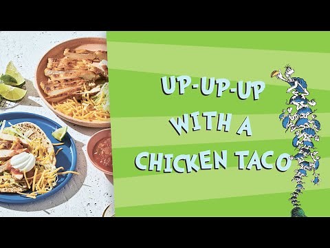 Up Up Up With a Chicken Taco - Creations from Cook It!