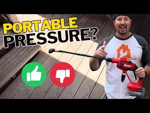 Harbor Freight Bauer 20V Portable Power Washer: DOES IT WORK?!