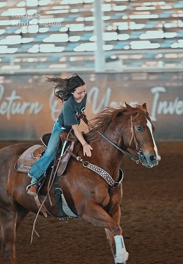 Exciting Barrel Racing Action at Royal Crown Event