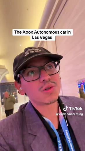 I took The Xoox Self Driving car in Las Vegas from @Resorts World Las Vegas And it was actually pretty cool #xoox #selfdriving #lasvegas