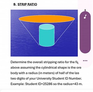 B. STRIP RATIODetermine the overall stripping ratio for the f... | Filo