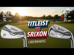 Titleist T-Series 2025 Irons vs Srixon ZX5 Mk II 2025 Irons Review and Comparison