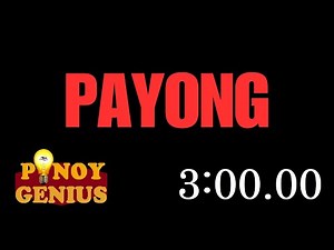 "PAYONG" - Pinoy Henyo Word (with 3-minute timer) | Pinoy Genius