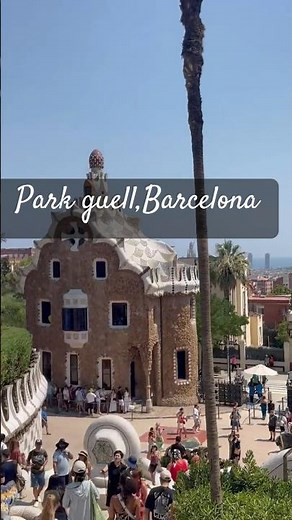 🌟 Exploring Park Güell – Barcelona’s Colorful Masterpiece! 🇪🇸✨#travel #travelguide #travelshorts