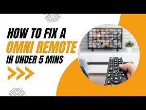Don't Replace It Yet! How to Fix a Omni TV Remote Control in Minutes