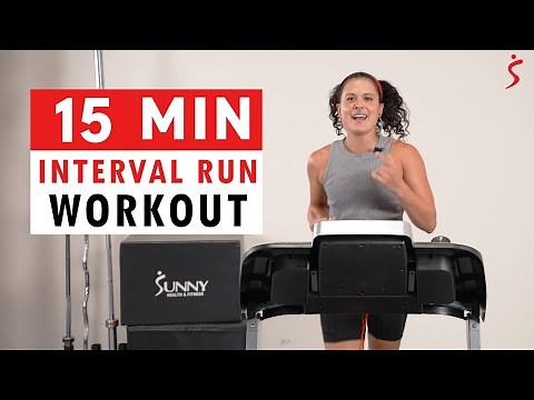 15 Minute Interval Run Workout | Speed and Incline Challenge
