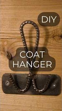 DIY Rebar Coat Hanger #coatrack #welding #metalworking #metalfabrication #rebar