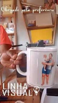 Como personalizar chávena com sublimação