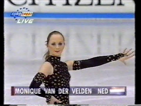 Monique Van Der Velden NED - 1995 European Figure Skating Championships Free Skate