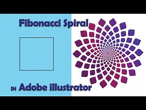 How to Create Fibonacci Spiral in adobe illustrator. Habib Arfan Tutorial.