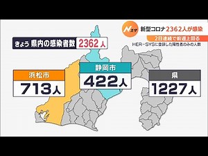 【新型コロナ】静岡県内で2362人感染
