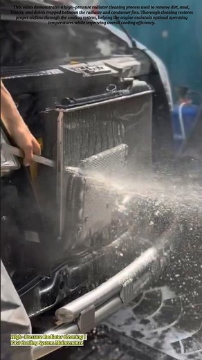 High-Pressure Radiator Cleaning | Fast Cooling System Maintenance